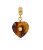 Charm corazon piedra circonita cafe anartxy 1
