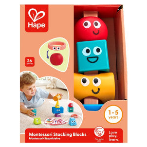 Bloques apilables montessori hape 2