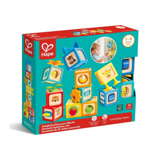 Bloques de descubrimiento delightful hape 1