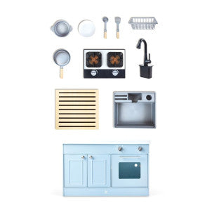 Cocina de lujo con agua corriente hape 2