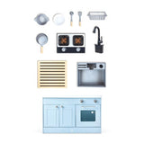 Cocina de lujo con agua corriente hape 2