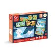 Puzzle de emparejar familias de animales hape 1