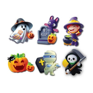 Pinta y moldea halloween 4m 2