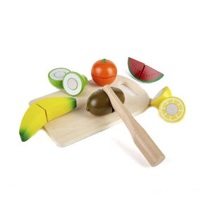 Set de frutas de madera eurekakids 1