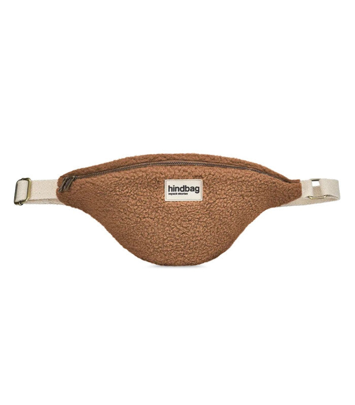 Riñonera olivia teddy brun hindbag 1