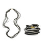 Collar textil plisado essilp kl96 tsoukala 1