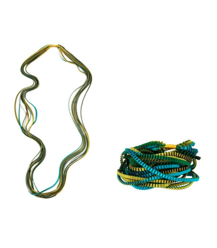 Collar textil plisado essilp kl09 tsoukala 1