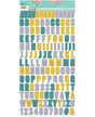 Chipboard THE BLOOMSBURY Alfabeto Mini Vintage Odyssey 1