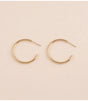 Aros clasicos 3 cm dorado bohm paris 1