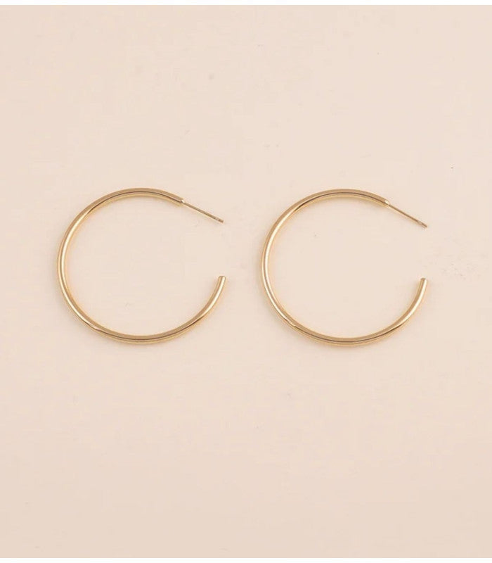 Aros clasicos 4 cm dorado bohm paris 1