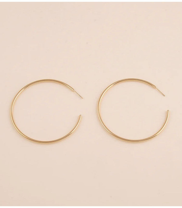 Aros clasicos 6 cm dorado bohm paris 1