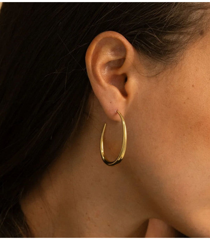 Aros forma gota dorado dorado bohm paris 1