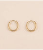 Aros ovalados 18 x 20,5 mm dorado bohm paris 1