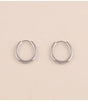 Aros ovalados 18 x 20,5 mm plateado bohm paris 1