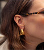 Aros calyani anchos dorado bohm paris 1