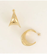 Aros calyani anchos dorado bohm paris 2