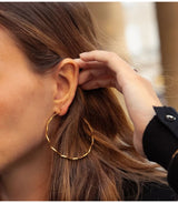 Aros graysie zigzag dorado bohm paris 1