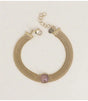 Pulsera 4 cadenas piedra natural amatista bohm paris 1