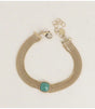 Pulsera 4 cadenas piedra natural jaspe verde bohm paris 1
