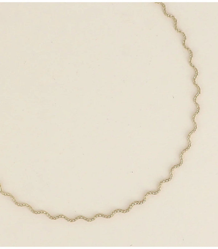 Collar moka cadena zigzag dorado bohm paris 1