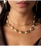 Collar moka cadena zigzag dorado bohm paris 2