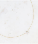 Collar cristal gota dorado blanco bohm paris 1