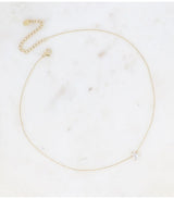 Collar cristal gota dorado blanco bohm paris 2