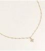 Collar trebol y cristales dorado blanco bohm paris 1
