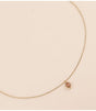 Collar cristal gota marron bohm paris 1