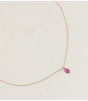 Collar cristal gota rosa bohm paris 1