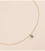 Collar cristal gota denim bohm paris 1