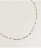 Collar fino piedras naturales agata multi rouge bohm paris 1