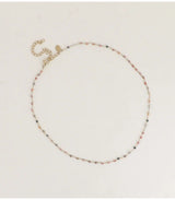 Collar fino piedras naturales agata multi rouge bohm paris 2