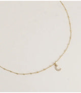 Collar luna circonitas dorado bohm paris 1
