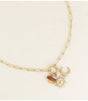 Collar luna y sol marron bohm paris 1
