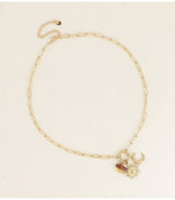 Collar luna y sol marron bohm paris 2