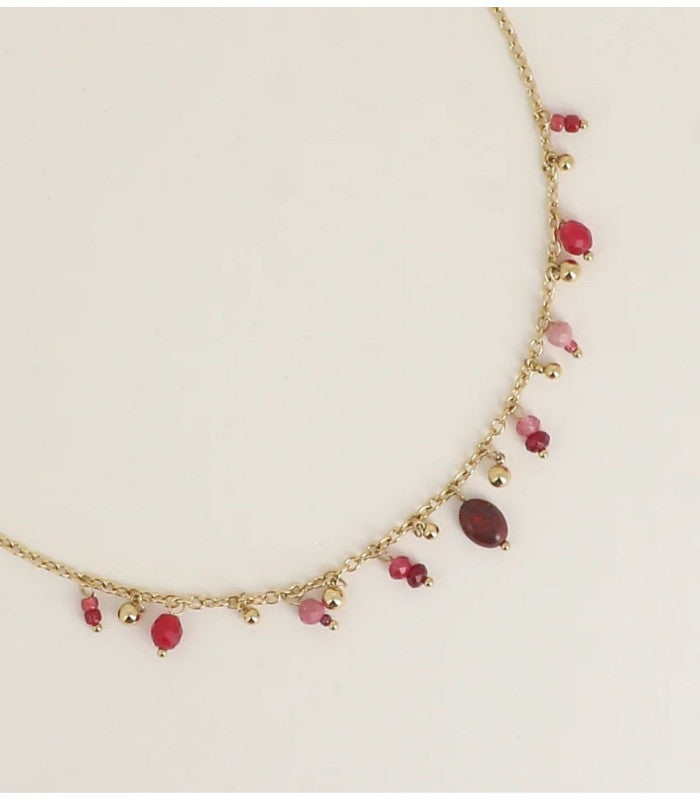 Collar piedras naturales burdeos bohm paris 1