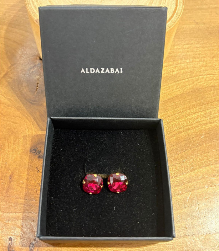 Pendiente lucia burdeos aldazabal joyas 1