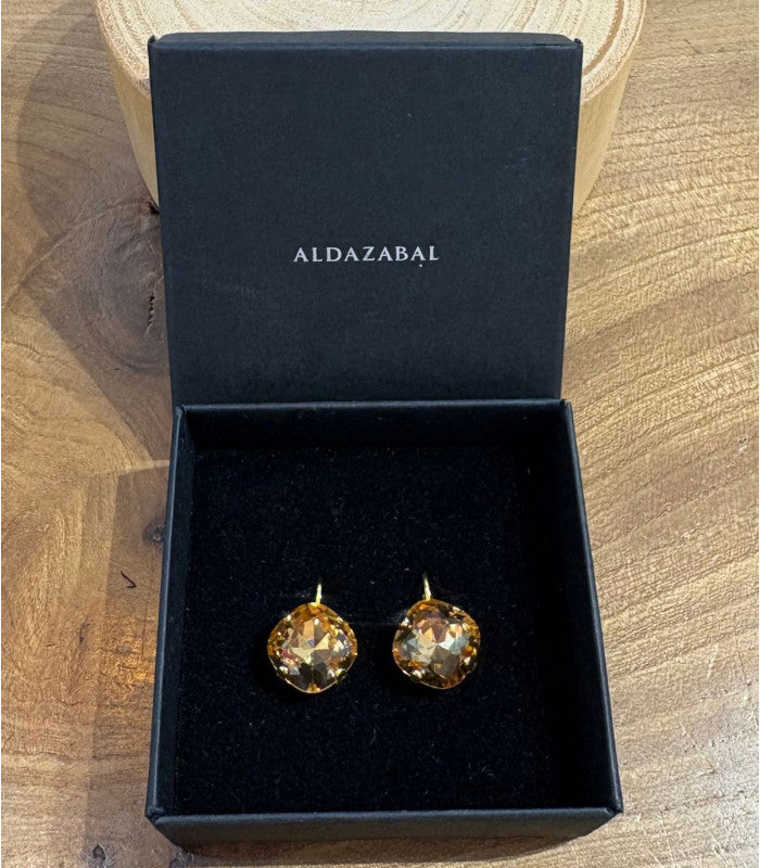 Pendiente clara miel aldazabal joyas 1