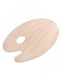 MADERA Paleta Ovalada Natural 30x20cm 1