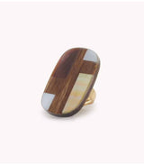 Anillo kamakura rectangular nature bijoux 1
