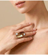 Anillo kamakura rectangular nature bijoux 2