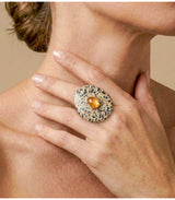 Anillo kinshasa oval nature bijoux 2