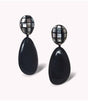 Pendiente rivoli nacar negro nature bijoux 1