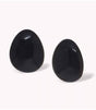 Pendiente clip rivoli negro nature bijoux 1