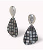 Pendiente rivoli metal plateado nature bijoux 1