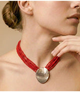 Collar sumida nacar negro nature bijoux 2
