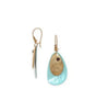 Pendiente laly colgante azul franck herval 1