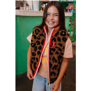 Chaleco polar leopard hello hossy 2-3 años 1