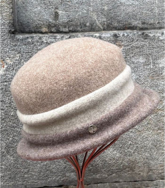 Sombrero elodie camel rabionek 1